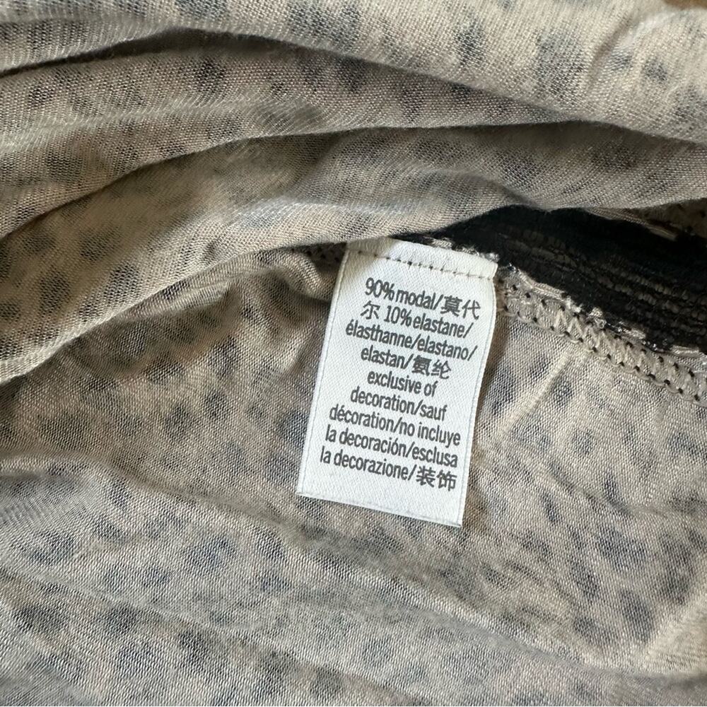 Victoria’s Secret Pajama Lounge Top Animal Print Lace Modal Small - Picture 8 of 10